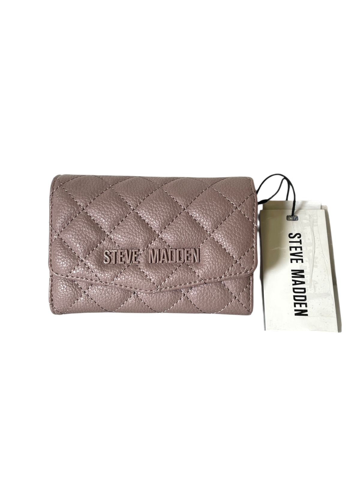 Cartera para Dama Steve Madden Acolchada Taupe