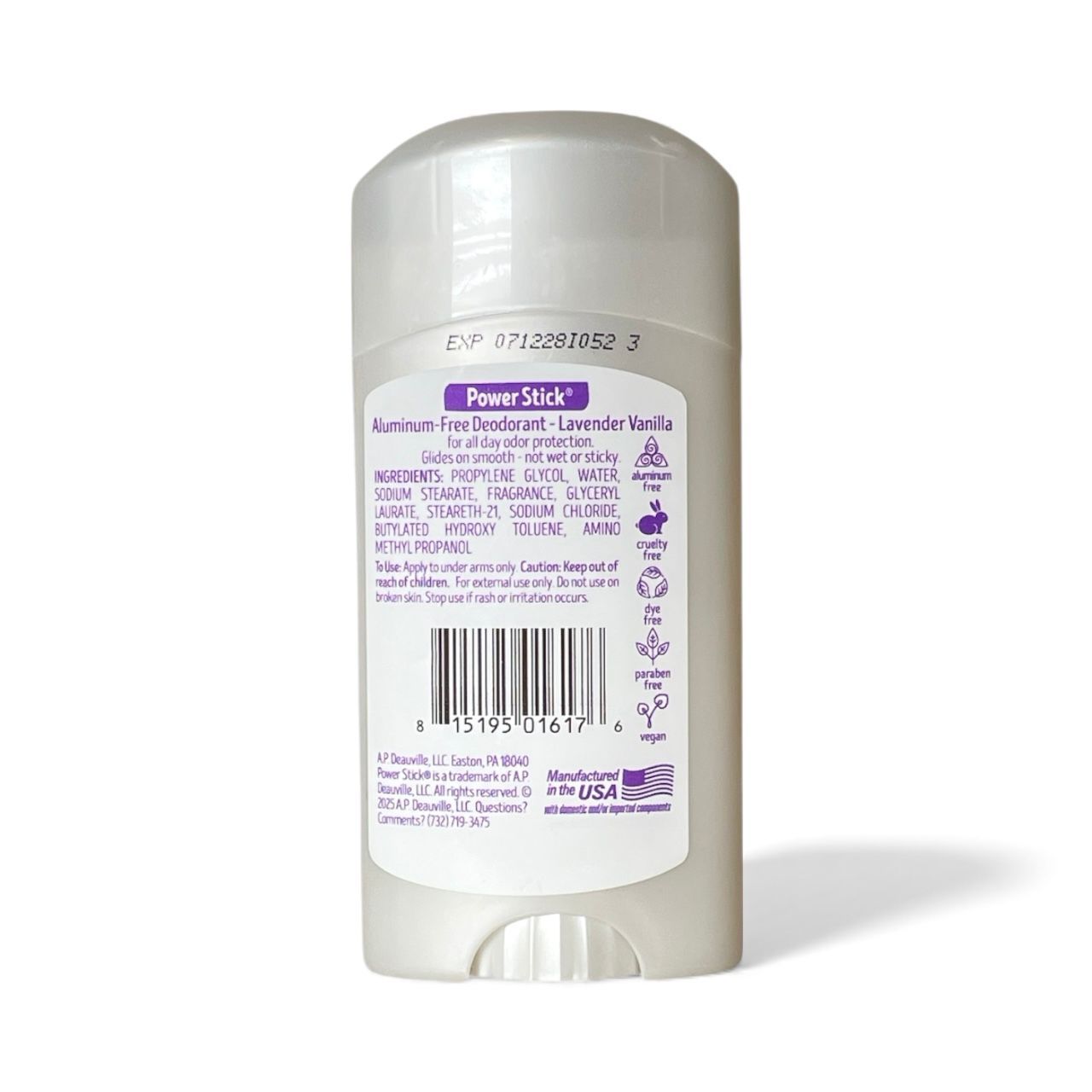 Desodorante Natural Sin Aluminio ( Lavender Vanilla / Peony Coconut)